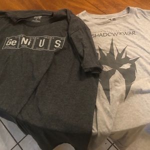 Men’s SS T-Shirts (2) Genius and Shadow of War 2XL